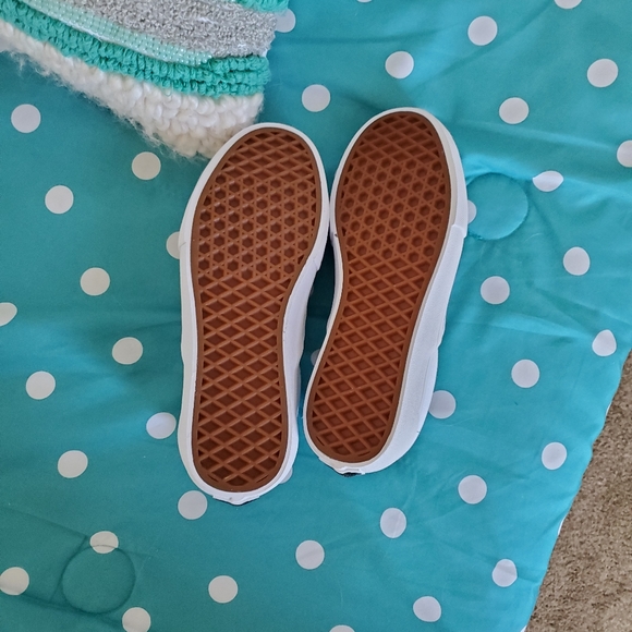 Vans Silver Slip Ons - Picture 4 of 4